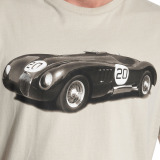 Мужская футболка Jaguar Men's Racing C-Type T-Shirt Beige, артикул JSS12T2XS