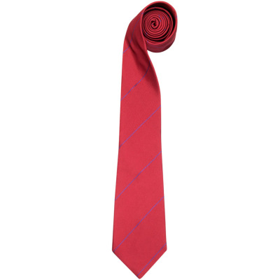 Шелковый галстук Jaguar Striped Silk Tie Plum