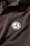 Мужская футболка поло Mercedes-Benz Men's Polo Shirt, Vintage Star, Brown, артикул B66041505