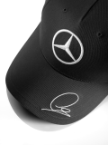 Бейсболка унисекс Mercedes-Benz F1 Unisex Baseball cap, Hamilton 2015, Signature, Black, артикул B67997325