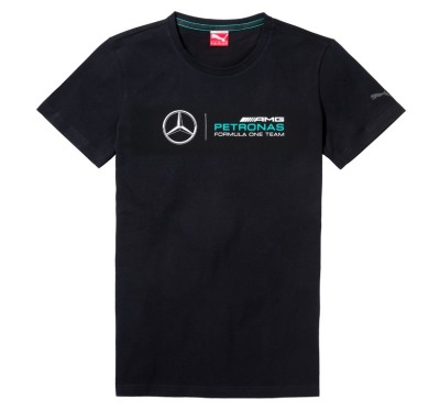 Мужская футболка Mercedes-Benz Men's F1 AMG Petronas T-Shirt, Black