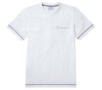 Мужская футболка Mercedes Men’s T-Shirt, Basic, White Style