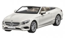 Модель Mercedes-Benz S-Klasse, Cabriolet, Scale 1:43, White
