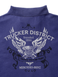 Мужская рубашка-поло Mercedes Men’s Trucker Polo Shirt, Blue, артикул B67871129