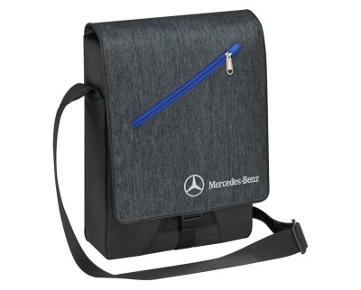 Cумка с наплечным ремнем Mercedes-Benz Shoulder Bag Grey-Black