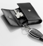Кожаный футляр для ключей Mercedes-Benz Key Wallet, Business, Black, артикул B66952883