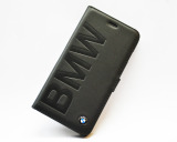 Кожаный чехол BMW iPhone 5/5s Logo Signature Booktype Black, артикул J5200000041