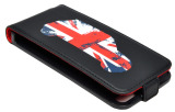 Кожаный чехол MINI iPhone 5/5S Flip Design03 Black, артикул J5200000024