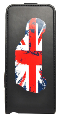Кожаный чехол MINI iPhone 5/5S Flip Design03 Black