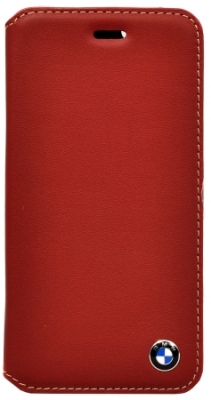 Чехол для смартфона BMW iPhone 6 Plus Bicolor Booktype Red/Beige