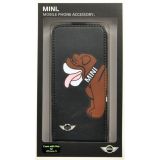 Кожаный чехол MINI iPhone 5/5S Flip Bulldog Berry, артикул J5200000022