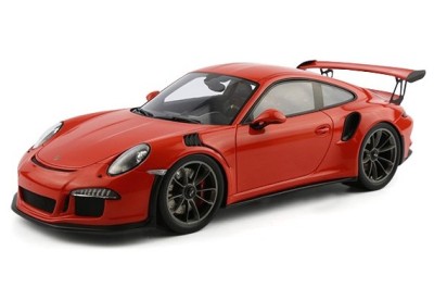 Модель автомобиля Porsche 911 (991) GT3 RS, Scale 1:18, Lava Orange