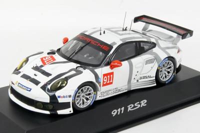 Модель автомобиля Porsche 911 (991) RSR, Scale 1:43, White