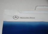 Большой полиэтиленовый подарочный пакет Mercedes Plastic Bag Large, Deep Blue, артикул B67812004