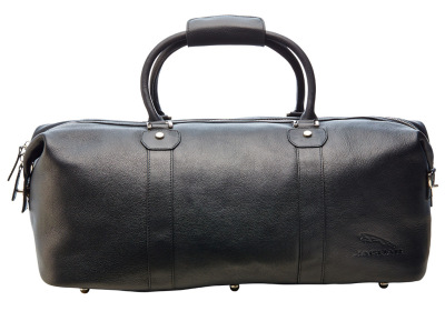 Кожаная дорожная сумка Jaguar Classic Weekend Holdall - Black