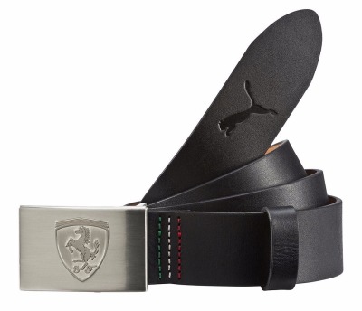 Кожаный ремень Ferrari LS Leather Belt, Black