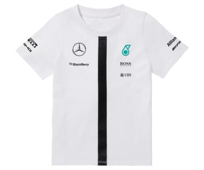 Детская футболка Mercedes-Benz F1 AMG Petronas Kid's T-Shirt, White