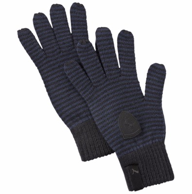 Вязаные перчатки Ferrari LS Knit Gloves Moonless Night - Dress Blues