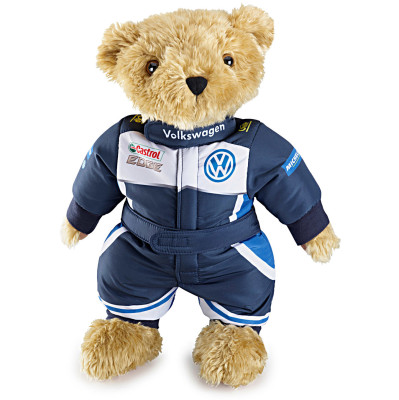 Мягкая игрушка медвежонок Volkswagen Motorsport Teddy Bear, Dark Blue Suit