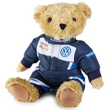 Мягкая игрушка медвежонок Volkswagen Motorsport Teddy Bear, Dark Blue Suit, артикул 5GV087576A049