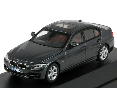 Модель автомобиля BMW 3 Series Saloon Mineral Grey Metallic, Scale 1:43
