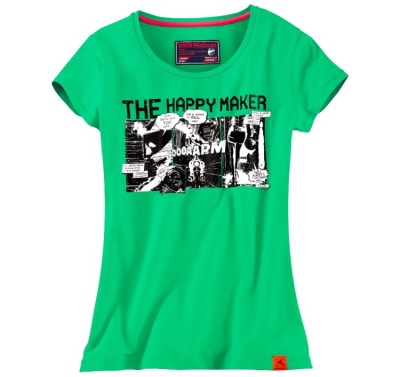 Женская футболка BMW Motorrad Ladies Happy Maker T-shirt, Green