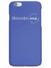 Чехол для iPhone 6 Mercedes me, Sky Blue Plastic Case, Soft Touch