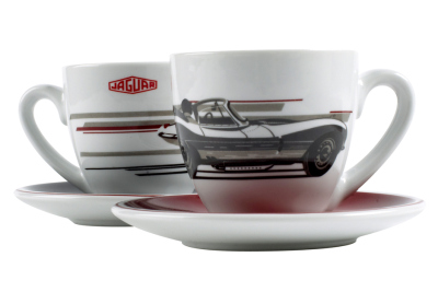 Набор из чашек кружек для эспрессо с блюдцами Jaguar Heritage Espresso, Set of 4