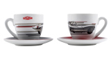 Набор из чашек кружек для эспрессо с блюдцами Jaguar Heritage Espresso, Set of 4, артикул JBMG187WTA
