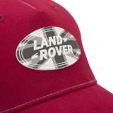Бейсболка Land Rover Union Flag Badge Cap - Red, артикул LACH015RDA