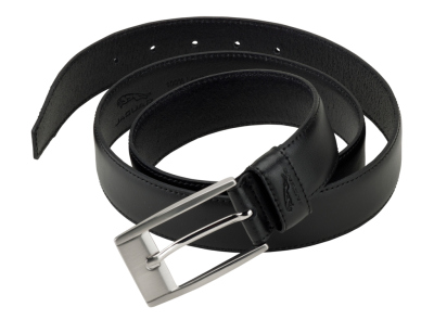 Мужской кожаный ремень Jaguar Men's Jaguar Belt - Black