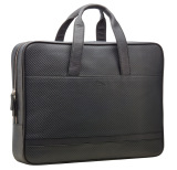 Кожаный портфель Jaguar Leather Briefcase, Black, артикул JSLGTRXBSG