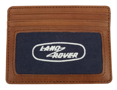 Футляр для кредитных карт Land Rover Heritage Card, Blue-Brown