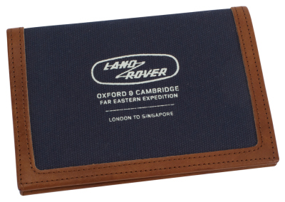Обложка для паспорта Land Rover Heritage Passport Holder, Blue-Brown