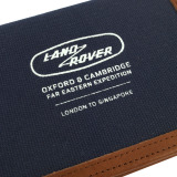 Обложка для паспорта Land Rover Heritage Passport Holder, Blue-Brown, артикул LBLG218NVA