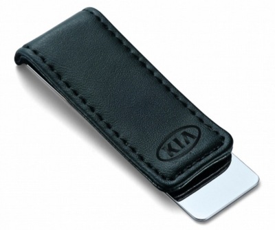 Зажим для банкнот Kia Money Clip, Leather-Metall