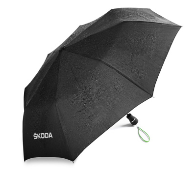 Автоматический складной зонт Skoda Logo Folding Umbrella, Black