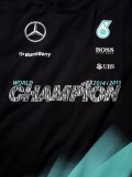 Футболка унисекс Mercedes Unisex T-shirt, F1 World Champion 2015, Black, артикул B67995265