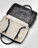 Кожаная дорожная сумка Mercedes-Maybach Travel Leather Bag, Unisex, Black, артикул B66958073