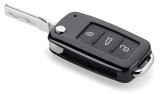 Накладка на ключ Volkswagen Plastic Key Case Turbo, Black, артикул 5C0087012G041