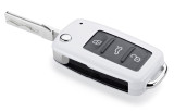 Накладка на ключ Volkswagen Plastic Key Case Turbo, White, артикул 5C0087012G075