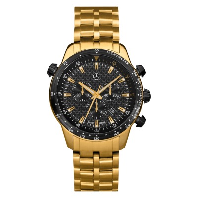 Мужские наручные часы Mercedes-Benz Men’s MSP Chronograph Watch, Gold Edition 2017