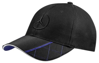 Мужская бейсболка Mercedes-Benz Men's Baseball Cap, Black / Blue