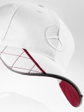 Мужская бейсболка Mercedes-Benz Men's Baseball Cap, White / Red, артикул B66952925