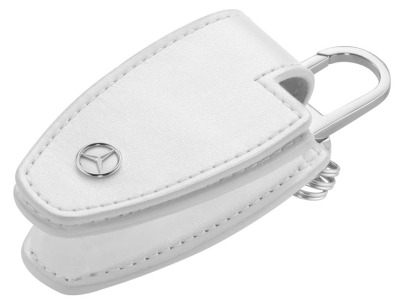 Кожаный футляр для ключей Mercedes-Benz Key Wallet Leather, Diamond White