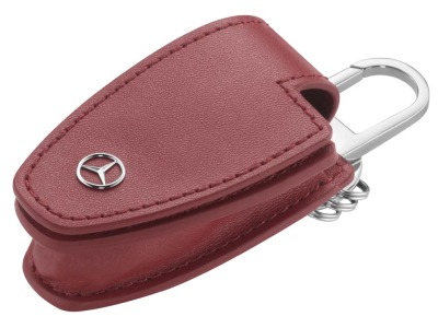 Кожаный футляр для ключей Mercedes-Benz Key Wallet, Fire Opal