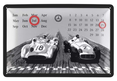 Металлический календарь Mercedes Heritage Calendars