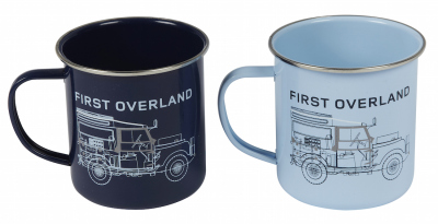 Набор из двух металлических кружек Land Rover Heritage Enamel Mugs, Set of 2