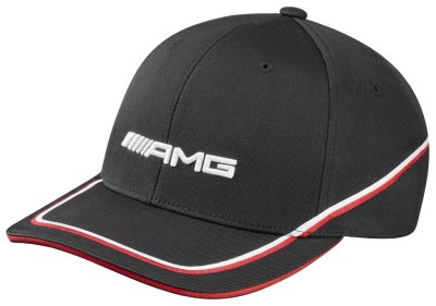 Мужская бейсболка Mercedes-Benz Men’s cap, AMG, black / red / white