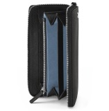 Кошелек унисекс поперечного формата BMW Wallet, Rectangular, Unisex, Black / Blue, артикул 80212410951